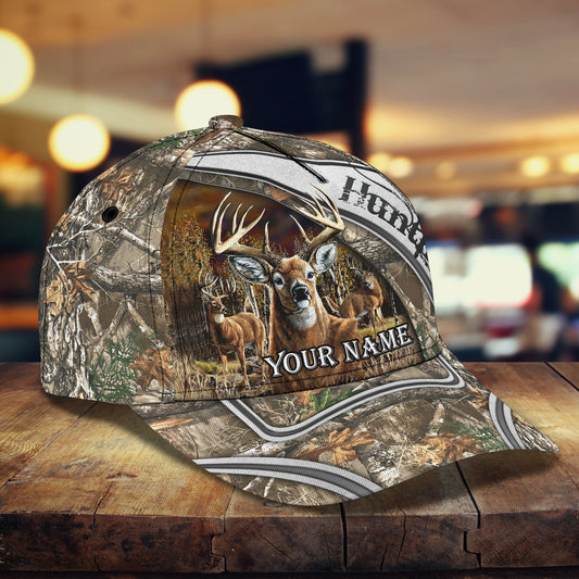 Maxcorners 3D Classic Cap Hunting Personalized Name Cap 10 LM0402