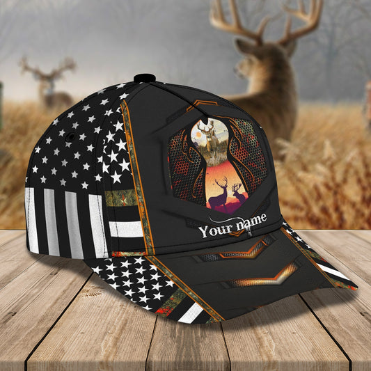 Maxcorners 3D Classic Cap Hunting 04 Personalized Name Cap LM0402