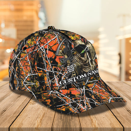 Maxcorners 3D Classic Cap Pow Hunting Personalized Name Cap LM0402