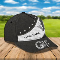 Maxcorners 3D Classic Cap Golf 02 Personalized Name Cap LM0402