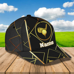 Maxcorners 3D Classic Cap Golf Personalized Name Cap LM0402