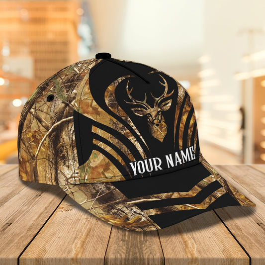 Maxcorners 3D Classic Cap Deer Hunting 2 Personalized Name Cap LM0402