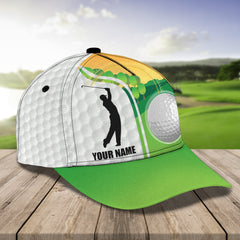 Maxcorners 3D Classic Cap Golf Cap02 Personalized Name Cap LM0402