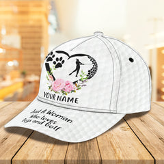 Maxcorners 3D Classic Cap Golf Personalized Name Cap 17 LM0402