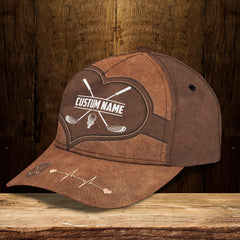 Maxcorners 3D Classic Cap Golf 321Personalized Name Cap LM0402