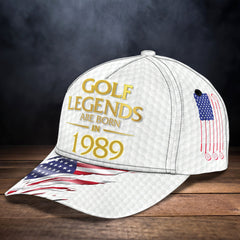 Maxcorners 3D Classic Cap Golf Legend Personalized Name Cap LM0402