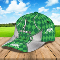 Maxcorners 3D Classic Cap Golf 04Personalized Name Cap LM0402