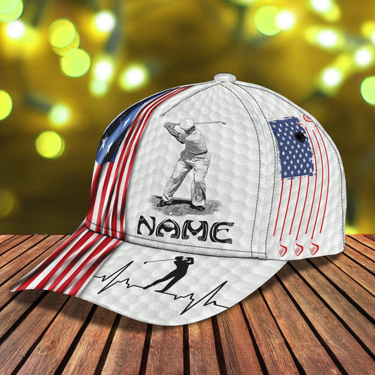 Maxcorners 3D Classic Cap Golf Personalized Name Cap 11 LM0402