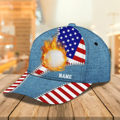 Maxcorners 3D Classic Cap American Golfer 01 Customize Cap LM0402
