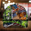 Maxcorners Premium Art Deer Hunting Creepy Camo Pattern 3D Multicolor Personalized Cap