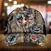 Max Corners Epic Deer Hunting Cracked Jean Pattern 3D Multicolor Personalized Cap