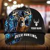 Maxcorners Premium Deer Hunting Leather Pattern 3D Multicolor Personalized Cap