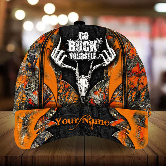 Maxcorners The Best Of Go Buck Yourself Hunting Personalized Hats 3D Multicolored