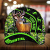 Maxcorners Eternity Ancient Deer Hunting Camo Pattern 3D Multicolor Personalized Cap