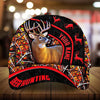 Maxcorners Eternity Ancient Deer Hunting Camo Pattern 3D Multicolor Personalized Cap