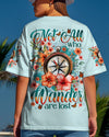 Maxcorners Not All Who Wander Are Lost Compass All Over Print LM1501
