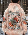 Maxcorners Not All Who Wander Are Lost Compass All Over Print LM2101