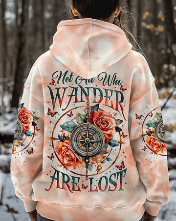 Maxcorners Not All Who Wander Are Lost Compass All Over Print LM2101