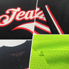 Maxcorners Custom Neon Green Kelly Green Mesh Authentic Throwback Baseball Jersey LM2605
