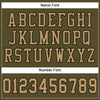 Maxcorners Custom Olive Old Gold-Black Mesh Authentic Salute To Service Football Jersey LM2605
