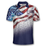 Max Corner Personalized Name and Team name US Flag Patriotic Sporty Pickleball 3D Polo Shirt