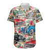 Maxcorners Personalized Hot Rod Hawaiian Shirt, Tropical And Beach Custom Photo Car Aloha Shirts (Up to 5 photos)