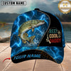 Maxcorners Reel Cool Daddy Lightning Customized Name Fishing Cap