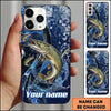 Maxcorners Fishing Phone Case Floral Coastal Adventure Custom Name Phone Case