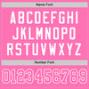 Maxcorners Custom Pink Pink-White Mesh Authentic Football Jersey LM2605
