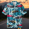Maxcorners Personalized Plymouth Prowler Car Retro Open Wheel Roadster Tropical Teal Hawaiian Shirt, Custom Photo Car Aloha Shirts (Up to 5 photos)