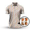 Maxcorners Pattern Golf Shirt, Squirrel Golf Shirt, Funny Golf Shirt For Men