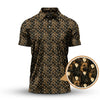 Maxcorners Dog Pattern Golf Shirt For Men, German Shepherd Golf Shirt, Crazy Golf Shirts For Golfer