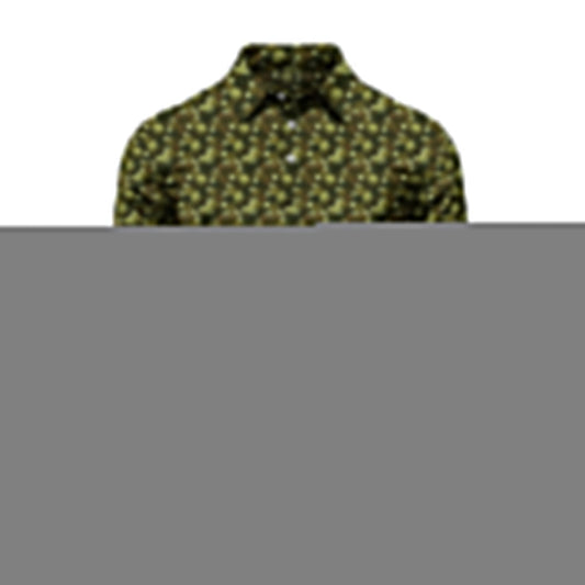 Maxcorners Dachshund Dog Pattern Golf Shirt With Camo Color , Funny Dachshund Golf Shirt For Golfers, Golf Gift For Dog Lover
