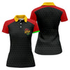 Maxcorners Juneteenth They Not Like Us 1865 Performance Golf Polo Shirt, Golf Shirts For Women, Women's Golf Apparel LM1507