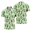 Maxcorners Happy St Patrick's Day Gnomes Shamrock Golf Shirt, Men's Funny Golf Shirts, Golf Shirts For Men