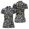 Maxcorners Raccoon Sunglasses Floral Tropical Hawaiian Shirt, Shirt For Women, Tropical Button Up Shirt LM1507