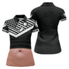 Maxcorners Personalized Pink Skin Beer Belly Golf Polo Shirt, Ladies Golf Shirts, Golf Polo For Women LM1507