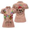 Maxcorners Funny Xmas Life Christmas Lights Body Golf Shirt, Christmas Shirts For Women, Christmas Golf Shirt LM1507