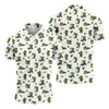 Maxcorners St Patrick's Day Leprechaun Golf And Beer Golf Pose Shamrock Golf Shirt, Golf Shirts For Men