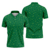Maxcorners Golf And Beer Lucky Four Leaf Clover St Patrick's Day Green Golf Tops For Men, Golf Gift For Men