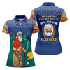 Maxcorners Funny Bearded Golfer With Paisley Pants Golf Polo Shirt, Ladies Golf Shirts, Women’s Golf Apparel LM1507