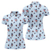 Maxcorners Randy Savage Patriotic Golf Shirt, Women's Golf Tops, Golf Shirts For Women LM1507