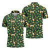 Maxcorners Everyone Is Irish Today Shamrock St Patrick's Day Dark Green Golf Shirt, Polo Shirts For Men, Golf Shirts For Men
