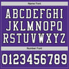 Maxcorners Custom Purple White-Black Mesh Authentic Classic Football Jersey LM2605