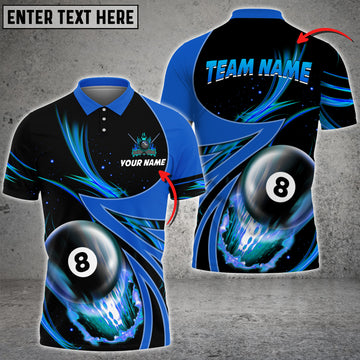 Maxcorners Personalized Name Billiards Champ Polo (Multi Color Option)