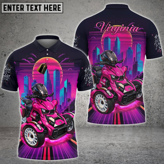 Maxcorners Multicolor Customized Name, Team Name 3D Shirts For Virginia