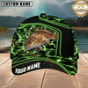 Maxcorners Neon Lightning Design Custom Name Fishing Cap