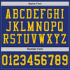 Maxcorners Custom Royal Gold-White Mesh Authentic Throwback Football Jersey LM2605