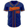 Maxcorners Custom Royal Red-Gold Authentic Baseball Jersey LM2605