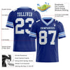 Maxcorners Custom Royal White-Light Blue Authentic Football Jersey LM2605